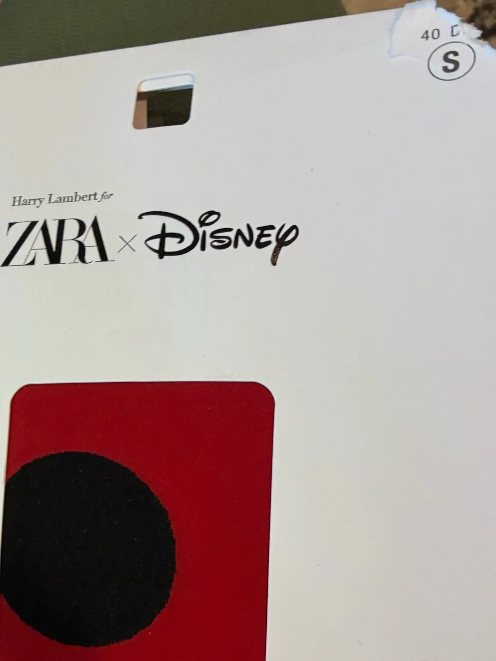 Zara x Disney Harry Lambert NWT red tights 1274/201